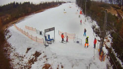 Kamera u nástupu na vlek svah A