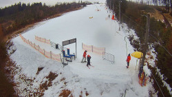 Kamera u nástupu na vlek svah A