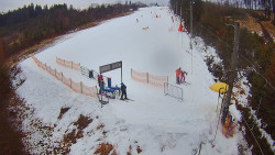 Kamera u nástupu na vlek svah A