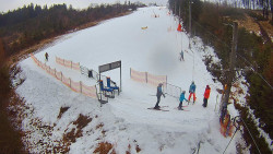 Kamera u nástupu na vlek svah A