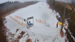 Kamera u nástupu na vlek svah A