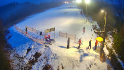 Kamera u nástupu na vlek svah A