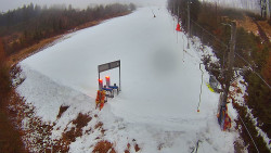 Kamera u nástupu na vlek svah A