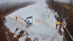 Kamera u nástupu na vlek svah A