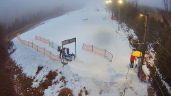 Kamera u nástupu na vlek svah A