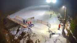 Kamera u nástupu na vlek svah A