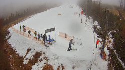 Kamera u nástupu na vlek svah A