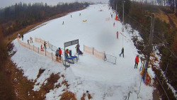 Kamera u nástupu na vlek svah A