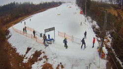 Kamera u nástupu na vlek svah A