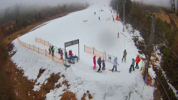 Kamera u nástupu na vlek svah A