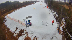 Kamera u nástupu na vlek svah A