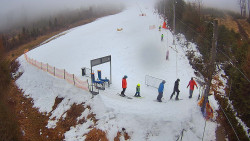 Kamera u nástupu na vlek svah A