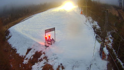 Kamera u nástupu na vlek svah A