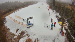 Kamera u nástupu na vlek svah A