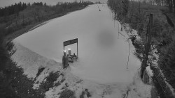 Kamera u nástupu na vlek svah A