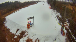 Kamera u nástupu na vlek svah A