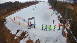 Kamera u nástupu na vlek svah A