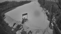 Kamera u nástupu na vlek svah A