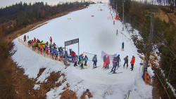 Kamera u nástupu na vlek svah A