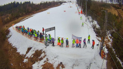 Kamera u nástupu na vlek svah A