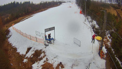 Kamera u nástupu na vlek svah A