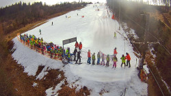 Kamera u nástupu na vlek svah A