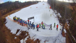 Kamera u nástupu na vlek svah A