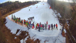 Kamera u nástupu na vlek svah A