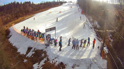 Kamera u nástupu na vlek svah A