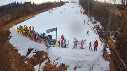 Kamera u nástupu na vlek svah A