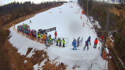 Kamera u nástupu na vlek svah A