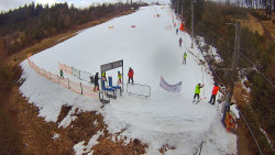 Kamera u nástupu na vlek svah A