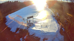 Kamera u nástupu na vlek svah A