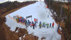 Kamera u nástupu na vlek svah A