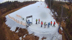 Kamera u nástupu na vlek svah A