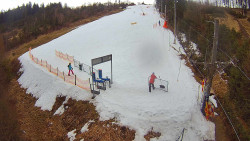 Kamera u nástupu na vlek svah A