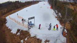 Kamera u nástupu na vlek svah A