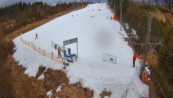 Kamera u nástupu na vlek svah A