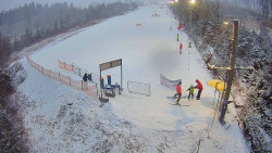 Kamera u nástupu na vlek svah A