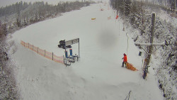 Kamera u nástupu na vlek svah A