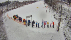 Kamera u nástupu na vlek svah A