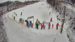 Kamera u nástupu na vlek svah A