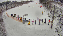 Kamera u nástupu na vlek svah A