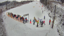 Kamera u nástupu na vlek svah A