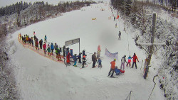 Kamera u nástupu na vlek svah A