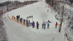 Kamera u nástupu na vlek svah A