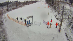 Kamera u nástupu na vlek svah A