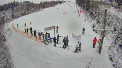 Kamera u nástupu na vlek svah A