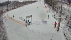 Kamera u nástupu na vlek svah A