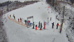 Kamera u nástupu na vlek svah A